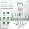 Camel Silent Floor-Standing 8-Shaped Air Circulation Fan for Dorms