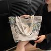 New Women Handbag Floral Printed Beach Shopping Large Capacity Tote Bag Fashion Casua High Capacity Travel Ladies Shoulder Bag