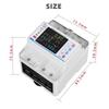 Smart Graffiti WIFI Circuit Breaker with Color Screen, Remote Mobile Control, Phase Loss & Leakage Protection.