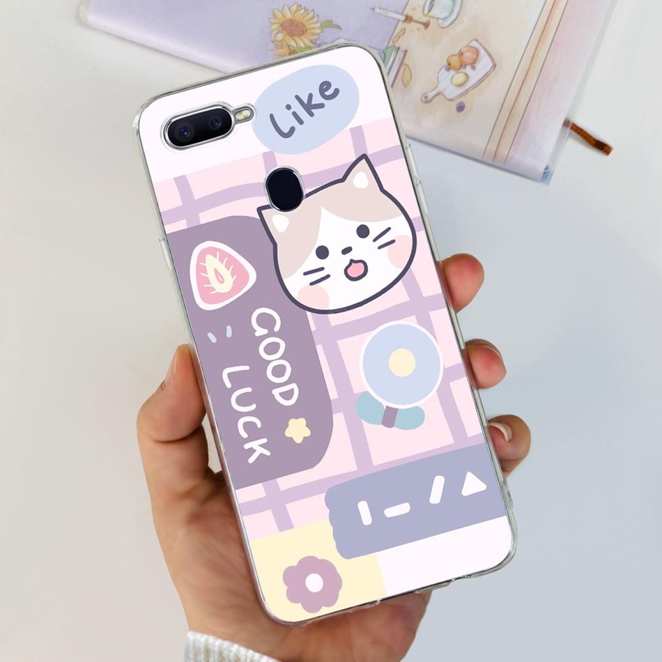 For OPPO F9 Phone Case Oppo F9 Pro F 9 F9Pro CPH1823 CPH1881 CPH1825 Elegant Printing Soft Silicone TPU Back Cover