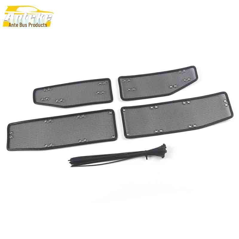 

Защитная сетка радиатора для Qashqai 2016-2017: Декоративная сетчатая панель с пайетками