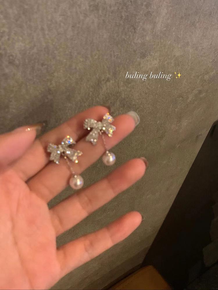 Retro Tassel Long Dangle Earrings - 925 Silver Needle, Light Luxury Fashion Jewelry for Women.