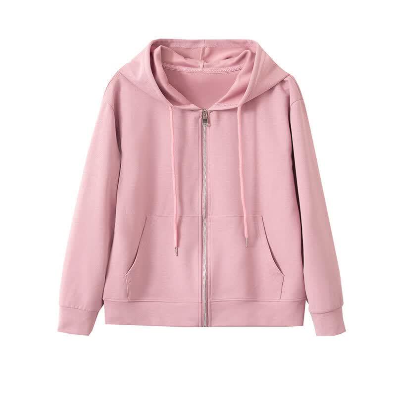 Veste cardigan à capuche décontractée pour femme