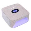 Diamond-Inlaid LED Wireless Charging Nail Lamp: Quick-Drying, Rechargeable, Portable Therapy Dryer.