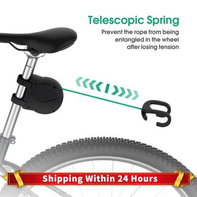 Retractable Bicycle Tow Rope Bike Towing System Rope Adjustable Bicycle Pull Traction Strap Bike Trailer Rope for Mountain Bike