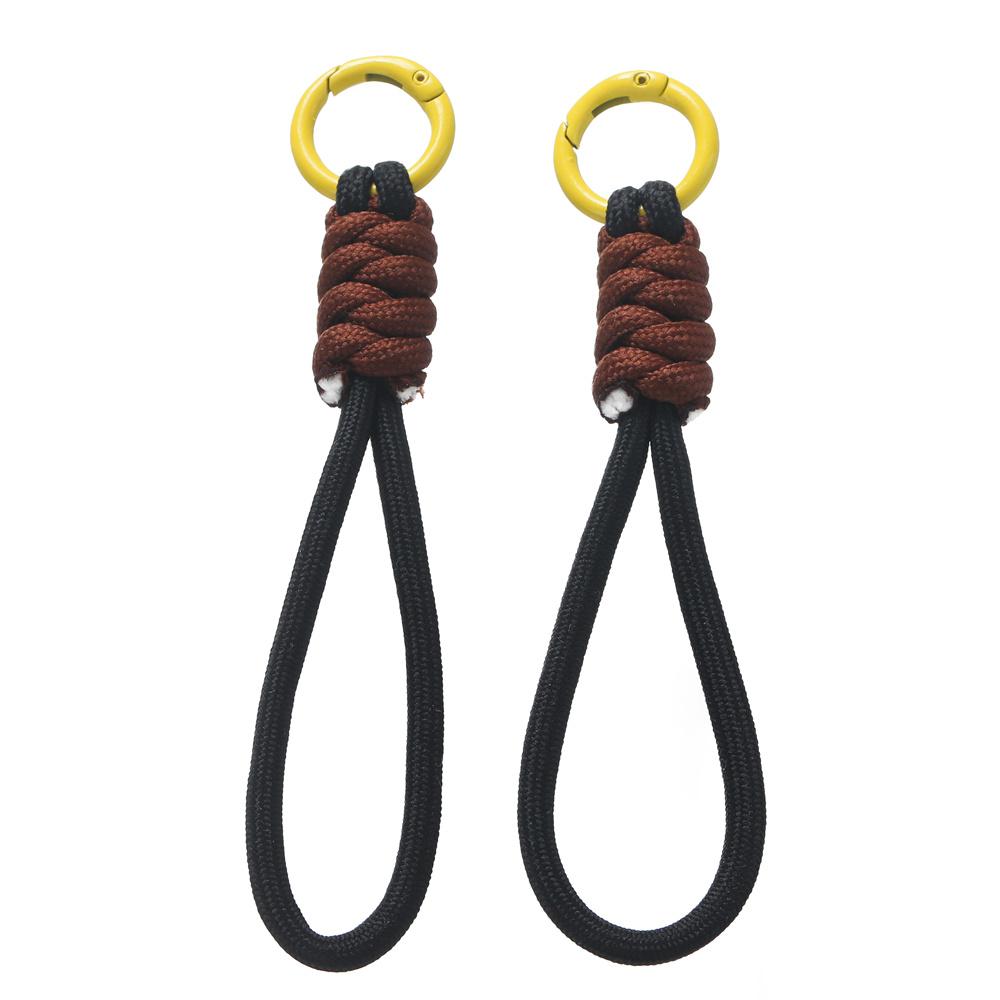 1pc Colorful Braided Lanyard Keychain for Phone Case Women Anti Lost Knot Rope Strap Car Key Chains Diy Accessories Keyring