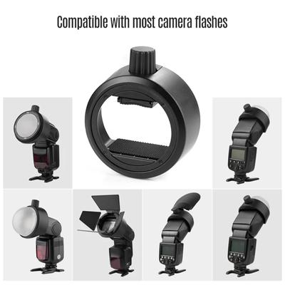 Anelli di Montaggio Accessori Flash Adattatore per Testa Flash di Forma Rotonda S-R1 per Flash per Fotocamera Serie V860II V850II TT685 TT600