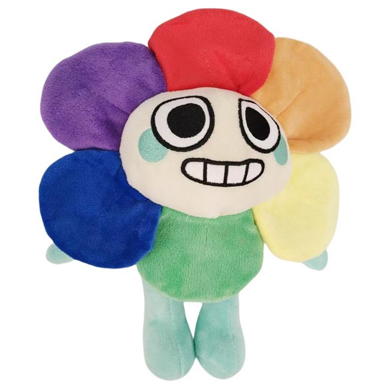 Cute Cartoon Flower Ear Character Plush Doll Soft Fluffy Fantasy Creature Stuffed Toy Adorable Collectible Plush Figurine