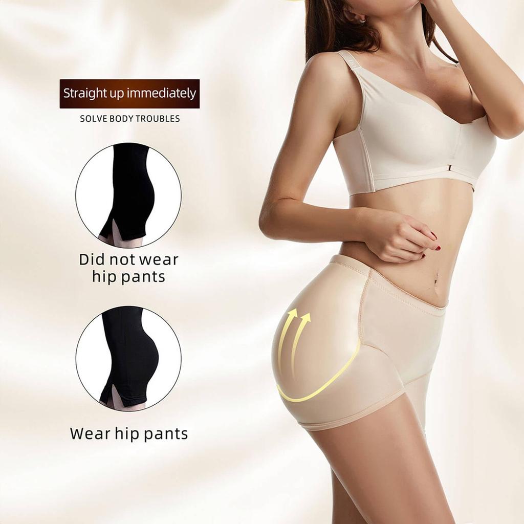 Beautiful Hip Style Shapewear for Long Sitting Tummy Shapewear Girdle C [fourfivesix Haru] Shapewear, Butt-Lifting, Side-Padded Panties, Breathable,