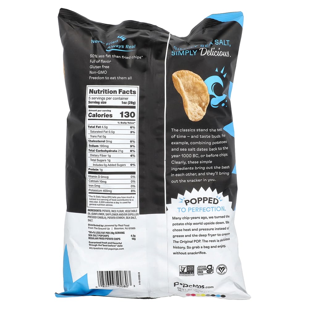 Popchips Original Sea Salt 142g (5oz)