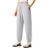 Li Ning Sports Trend Series Casual Simple Solid Color Tapered Loose Comfortable Elastic Versatile Knitted Sweatpants Men Bottoms AKLVA34-2
