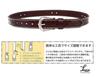 Laquest Western Cowhide Leather with Braided Casual Style Dark Men's Belt, Concho, Leather, (3. Brown)