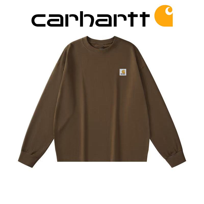 carhartt 2025 Nové vysoce kvalitní logo s logem z bavlněné látky s dlouhým rukávem pro muže a ženy