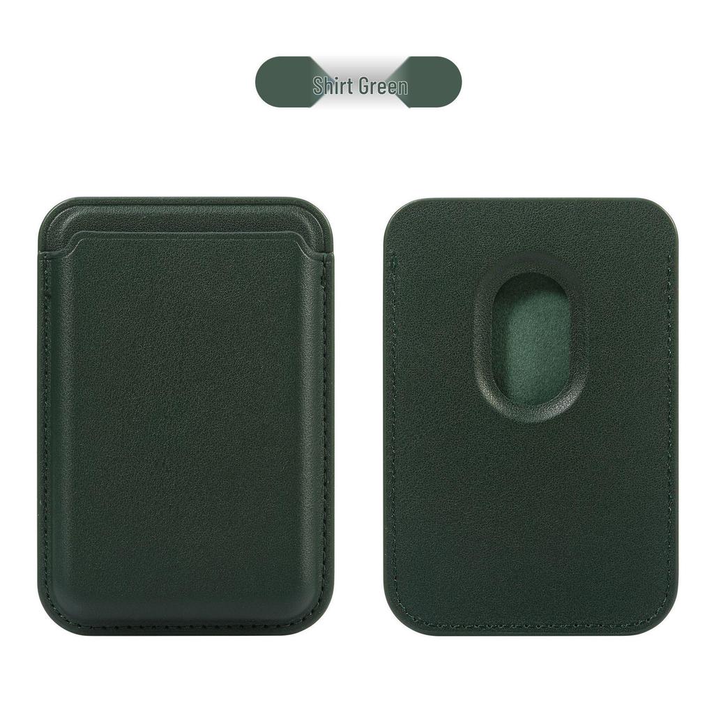 MagSafe Compatible Magnetic Leather Card Holder for iPhone 17/17 Pro
