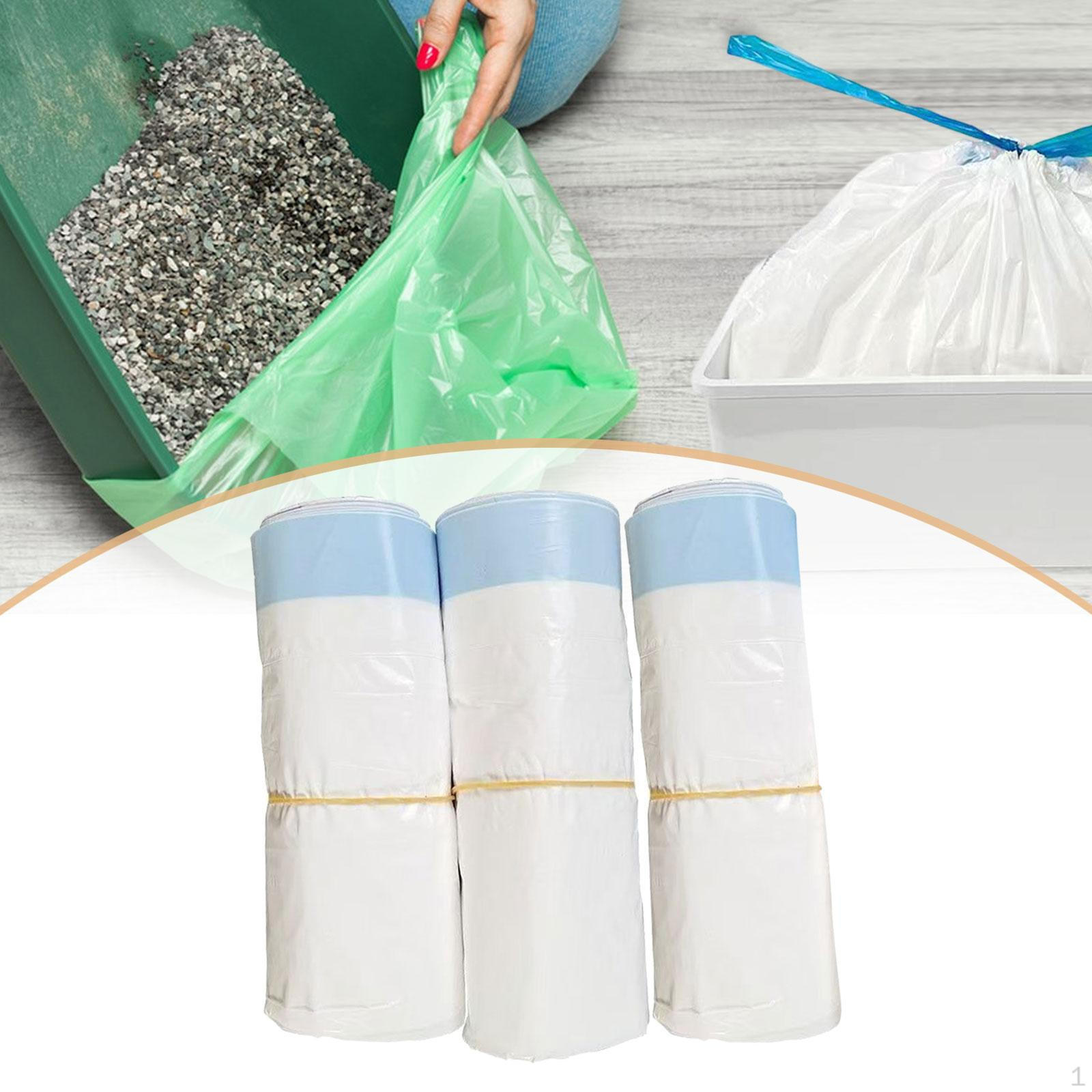 45 Pieces Automatic Cat Litter Box Liners Leakproof Large Bags