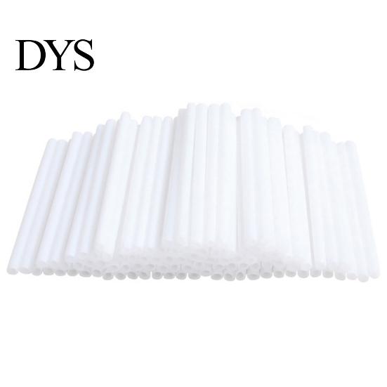 200Pcs Kunststoff Sucker Sticks Lolly Lollipop Süßigkeiten Schokolade DIY Dekorieren Form 200pcs weiß