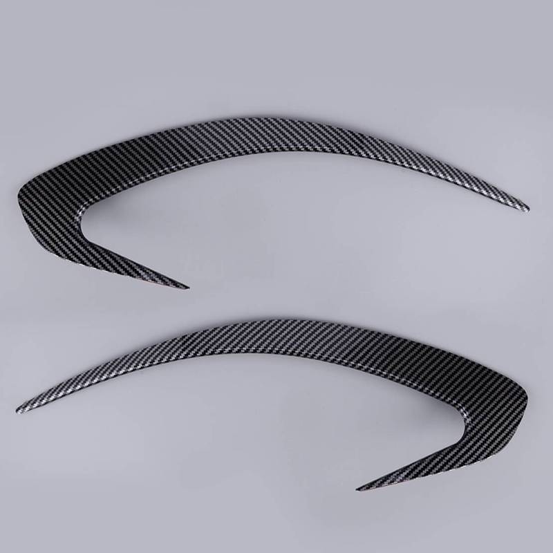 1 Pair Rear Bumper Side Air Vent Trim Cover Fit For Mazda MX-5 Miata ND 2016+ Carbon Fibre Style ABS