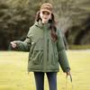 Winter jacket men's and women's short hooded loose large size Parker cotton-padded jacket cotton-padded jacket