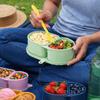 Leak-proof Snack Containers Food Grade Meal Prep Container Divided Fresh-Keeping Box  School Lunch