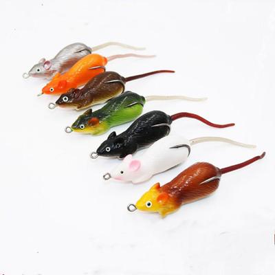 12g/6.5cm High Simulation Lure Fake  Bait Thunder Frog Mouse Bionic Bait Soft Fishing  Bait