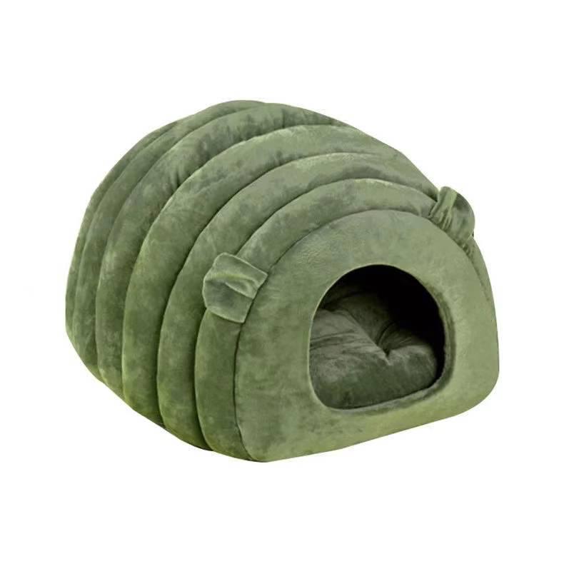 Caterpillar Shaped Cat Nest: Year-Round Cozy Sleeping Bag for Cats.