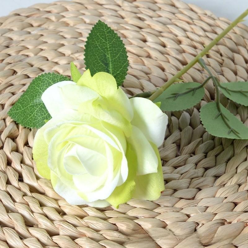 Single Velvet Strand Rose Simulation Flower Table Decor And Special Occasions