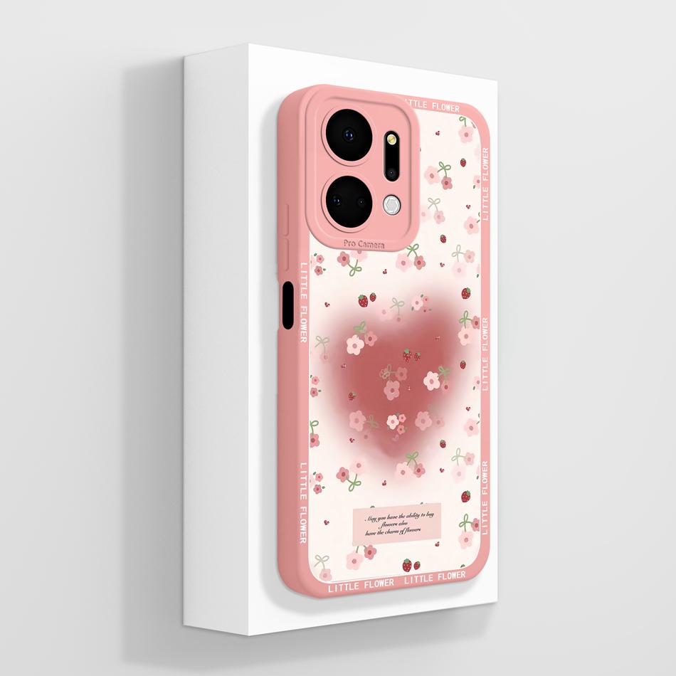 Für Honor X7 X7A X7C X7D X70 Hülle Anime Faule Katze Funda Für Honor X 7 Weiche Flüssigsilikon Handy-Rückseite Vollschutzhülle