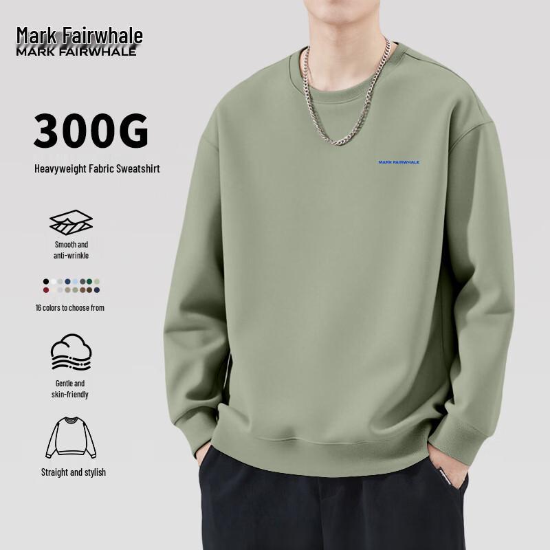 Mark Hua Fei Men's Heavyweight Loose Fit Crewneck Sweatshirt