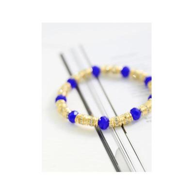 Women's Crystal Bead Surgical Blue Bracelet