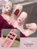 20 Pcs Halloween Christmas UV Semi Cured Gel Nail Stickers Self Adhesive Long Lasting Popular Nail Art Wraps