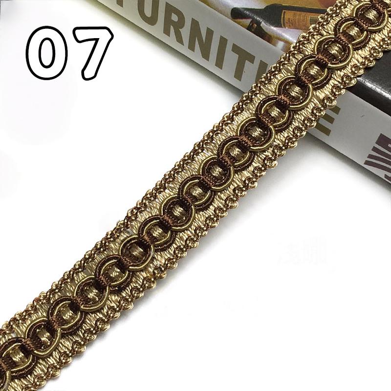 Ruban de Garniture en Dentelle de 11,5 Mètres de Longueur, 2 cm de Largeur, Bordure à Franges, Textile de Maison, Fait Main DIY, Couture, Rideau, Canapé, Accessoires de Vêtement