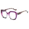 Transparent Color Matching Frame Sunglasses Ins Trendy Personalized Box Sunglasses Men And Women The Same Casual Glasses