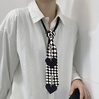 Uniform Neck Ties Shirt Accessory Men Neck Ties Children Neckties Tassel Chain Women Bow Neckties