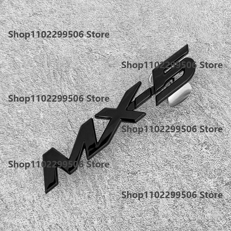 Rxlku10 Mazda MX5 Glossy Black ABS Front Grille Eemblem Rear Trunk Badge Letters Sticker For Mazda MX-5 Miata NC ND Logo Accessories