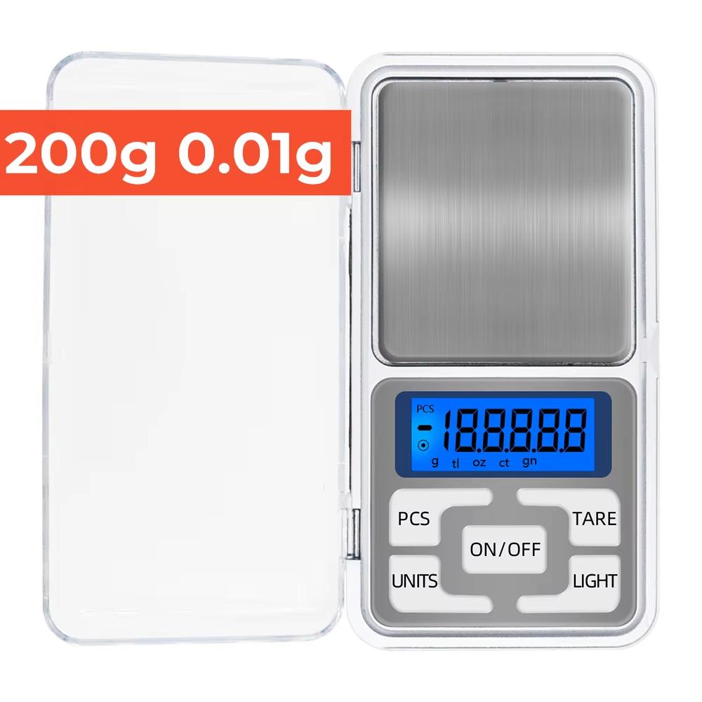 3Kg/500G 0.01g Digital Kitchen Scale Precision Jewelry Scales Weighing For Food Diet Postal Balance Measuring LCD Electronic