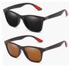 2Pack Retro Sunglasses for Women Men Trendy Sun Glasses Black Red Outdoor Sports Driving Fishing Glasses