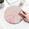 Round Mouse Pad Non-slip Rubber Base Small Mouse Pads for Office Home