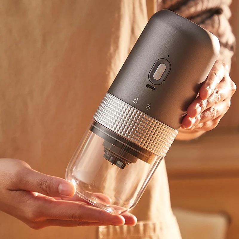 Portable Electric Coffee Grinder Rechargeable Espresso Grinder Ceramic Grinding Core Home Coffee Bean Grinder Coffee Accessories