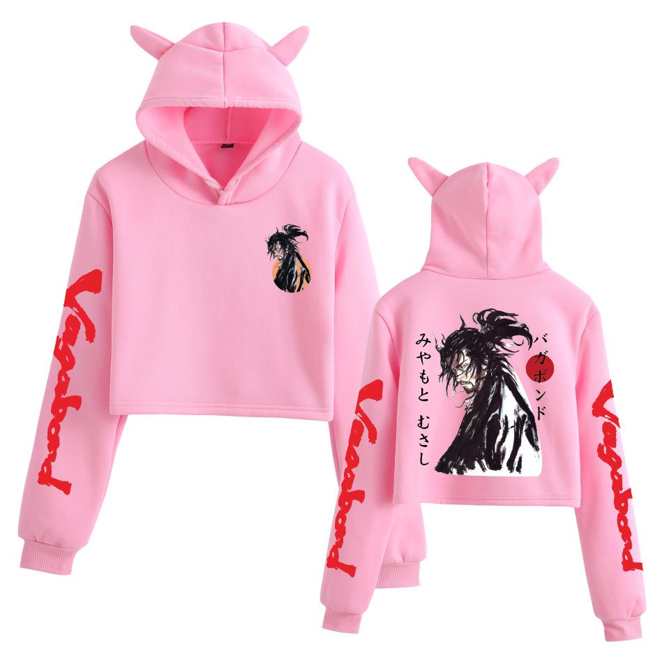 Vagabond Miyamoto Musashi Anime Cat Ear Hoodie for Women