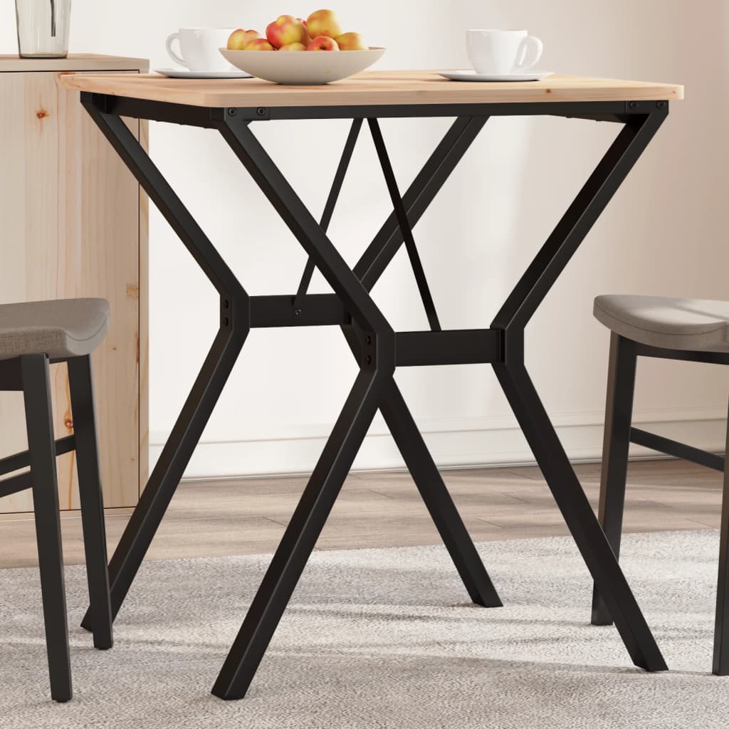 vidaXL Y Shaped Dining Table Base 60 x 60 x 73 cm Steel