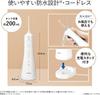 Panasonic Water Flosser DENTAL CARE Ultrasonic Water Stream Waterproof Cordless White EW-DJ55-W