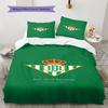 RBB Logo Bedding Quilt Set Quilt Cover Pillowcase Home Decoration Birthday Gift (1 * Duvet Cover + 2 * Pillowcase, Without Core)