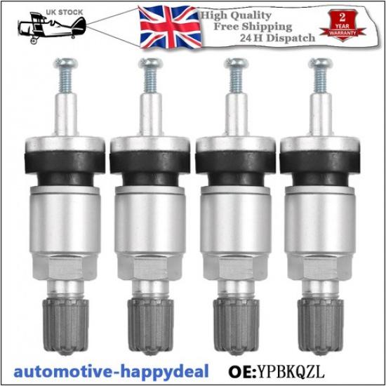 4PCS Aluminum TPMS Sensor Tubeless Tire VALVE For Buick Cadillac GM