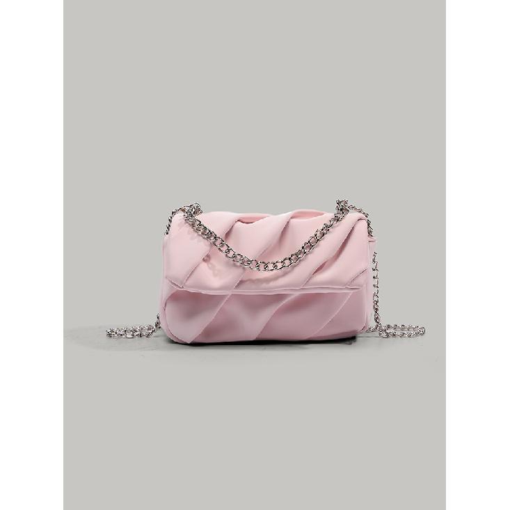 Niche Design 2025 Summer New Small Square Bag with Chain In Style for Women, Versatile for Daily Commuting, Shoulder and Crossbody Bag