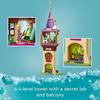 LEGO Disney Princess Rapunzels Tower Snuggly Duckling Building Toy Flynn Rider Mother Gothel Mini Dolls Girls Boys Ages 6 Up Fun Gift 43241