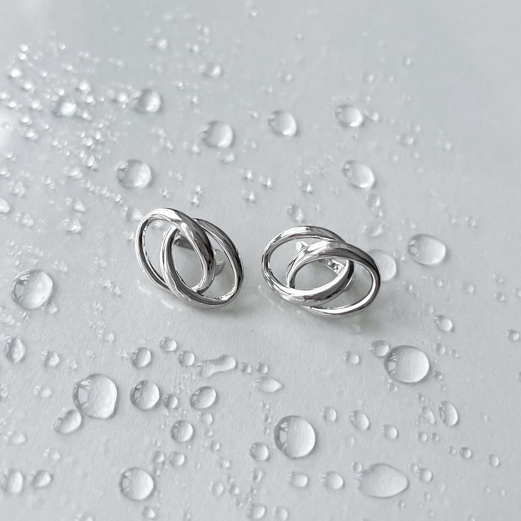 Boucles d'oreilles en argent sans pierres (2151210)