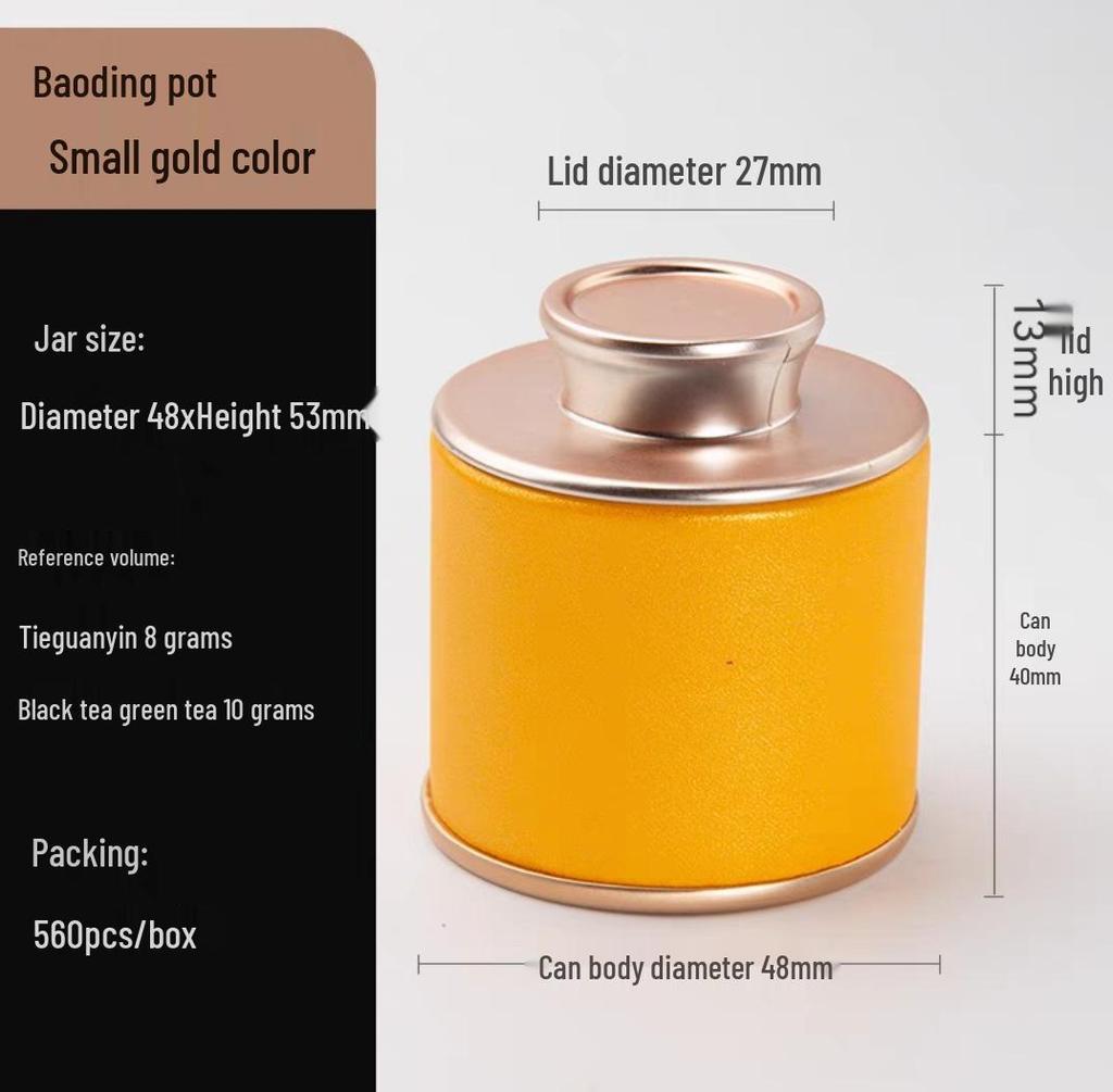 Compact Sealed Tea Canister for Single Brew - Portable and Reusable