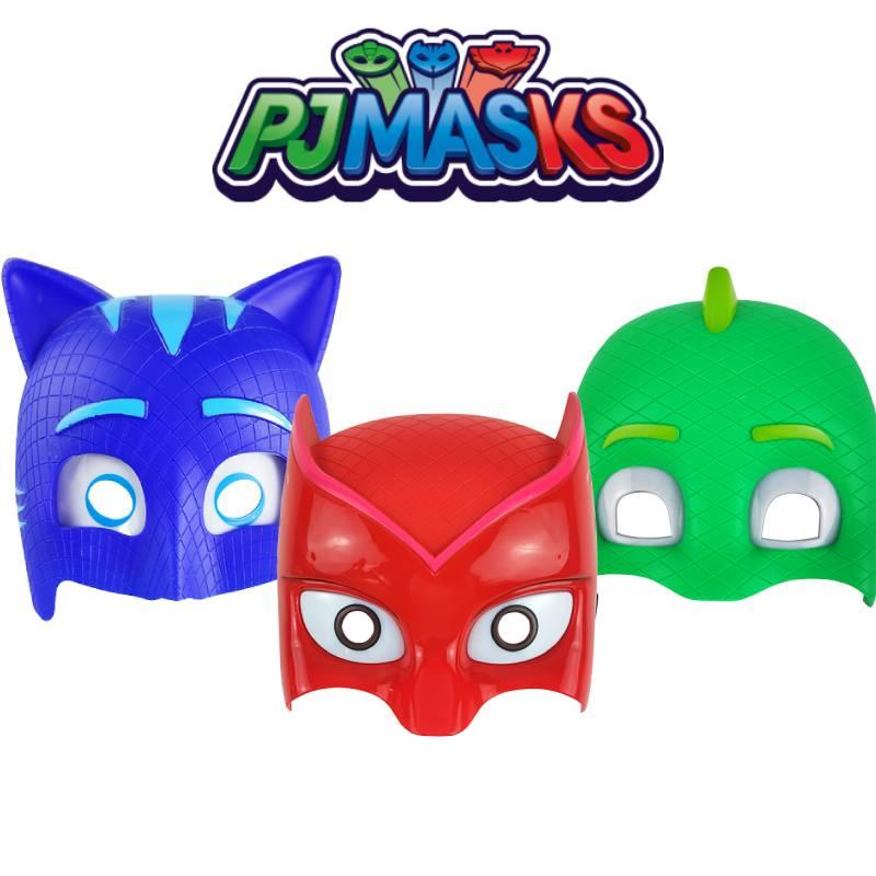 Máscaras que brilham no escuro dos Pj Masks para festa de Halloween