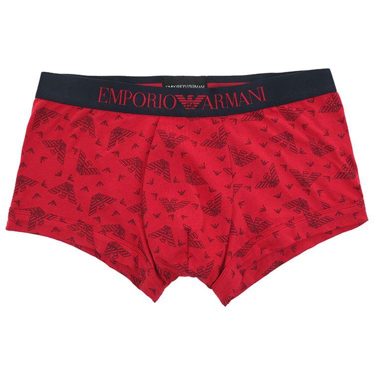 Emporio Armani Мужские боксеры с полным принтом Красный 111389-1A5063-5874 S