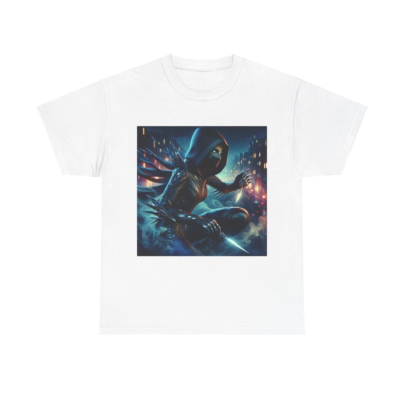 

Unisex Adult T Shirt Whispering Shadow Assassin Urban Night 3XL